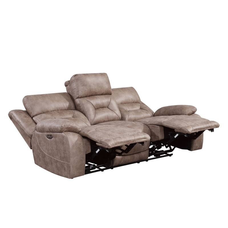 Steve Silver Asbury Desert Sand Power Reclining Sofa