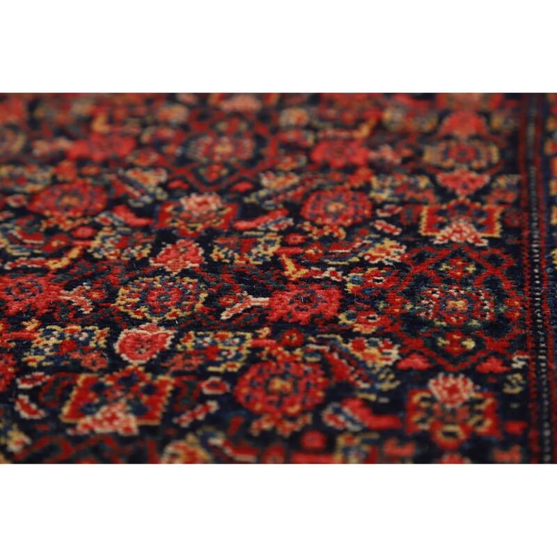 Hand Knotted Oriental 100% Wool Carpet Traditional Medallion Beige & Ivories Senneh Area Rug - 6' 3'' X 4' 5''