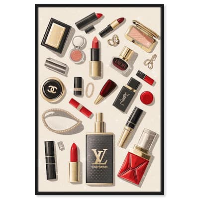 Luxury Makeup Collection Canvas by Art Remedy