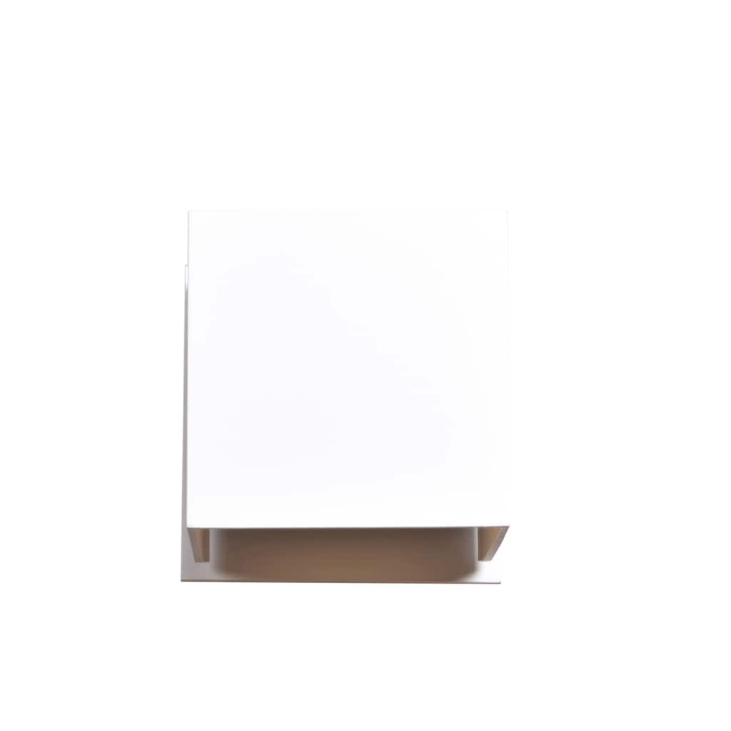 Access Lighting Square - LED Four Inch Outdoor Wall Sconce - White