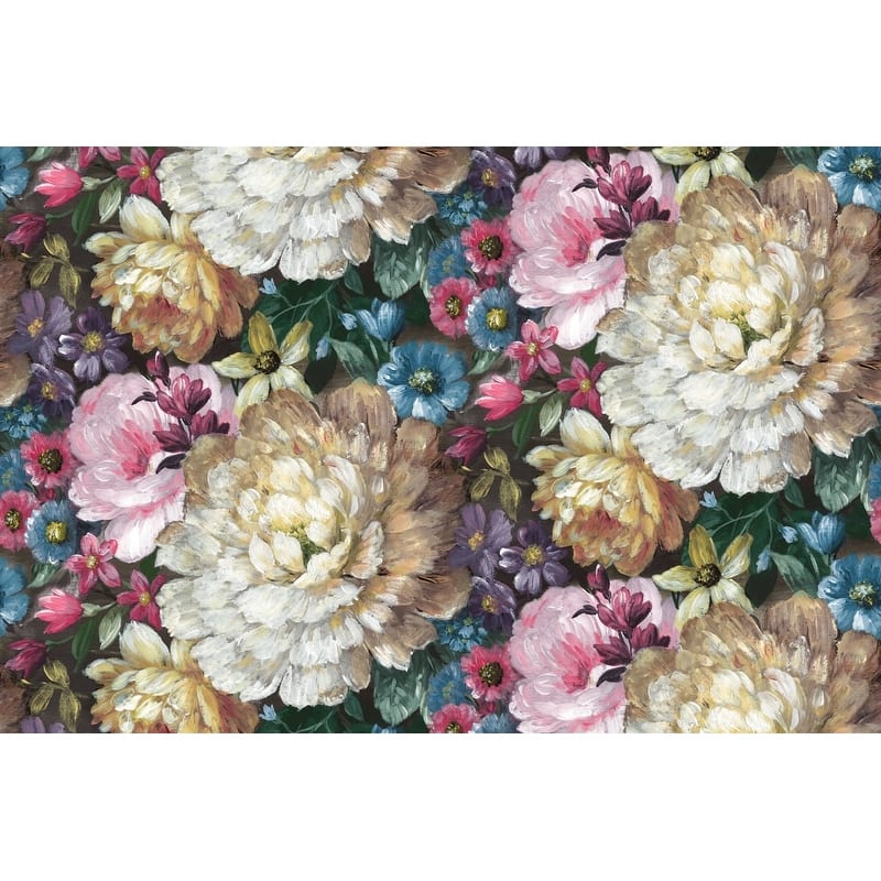 NextWall English Garden Floral Peel and Stick Wall Mural