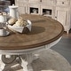 preview thumbnail 6 of 6, The Gray Barn Caelum Farmhouse Antique White 60-inch Wood Round Dining Table