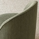 preview thumbnail 17 of 40, Linen Upholstered Dining Chair with Castors (Set of 2)