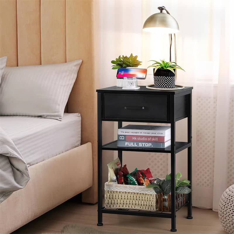 Night Stand with Drawers