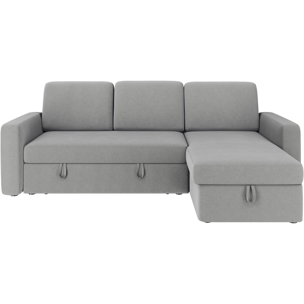 Yaheetech L-Shaped Reversible Sectional Sofa with Pull Out Bed & Storage - 83"x 57.5"x33"
