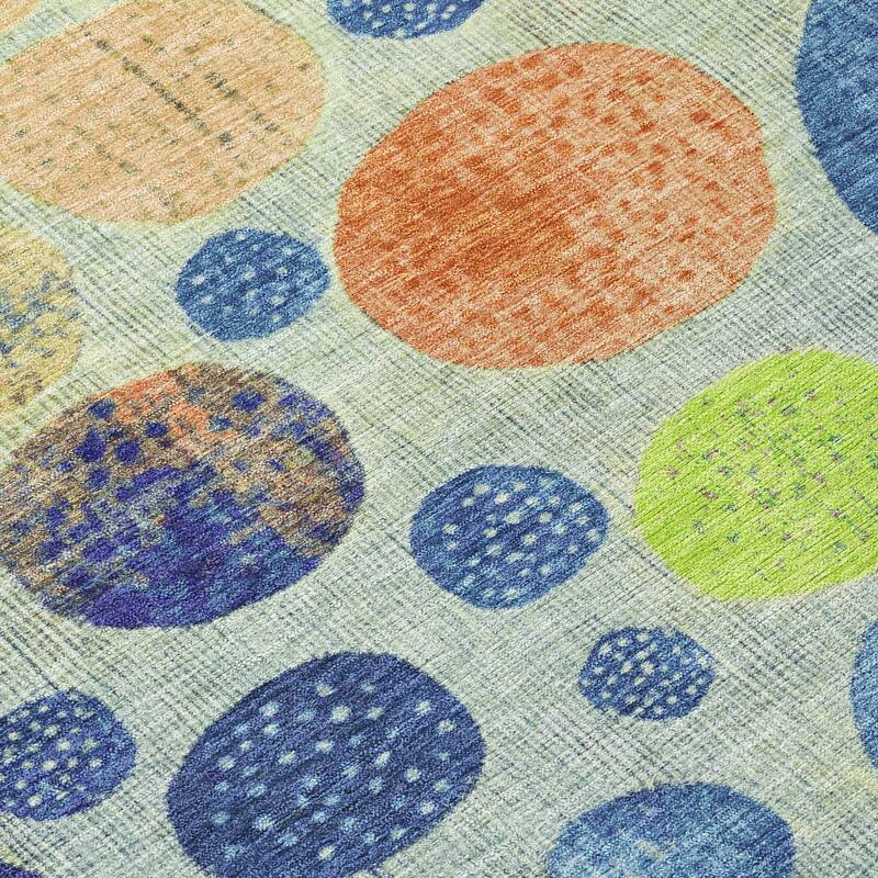 HomeRoots Geometric Transitional Rectangle Outdoor Rug