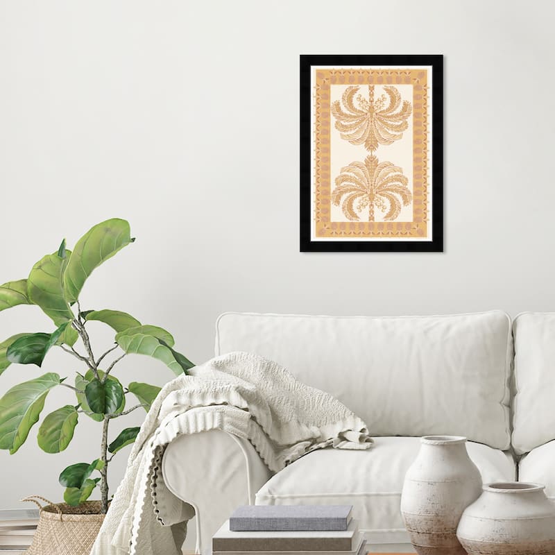 Wynwood Studio Tropical Palm Tapestry Framed Tropical Chinoiserie Art Prints