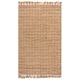 preview thumbnail 39 of 44, SAFAVIEH Handmade Cape Cod Heivi Jute Rug 4' x 6' - Gold/Natural
