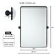 preview thumbnail 13 of 126, TEHOME Woodvale Rectangle Vertical Metal Wall Mirrors