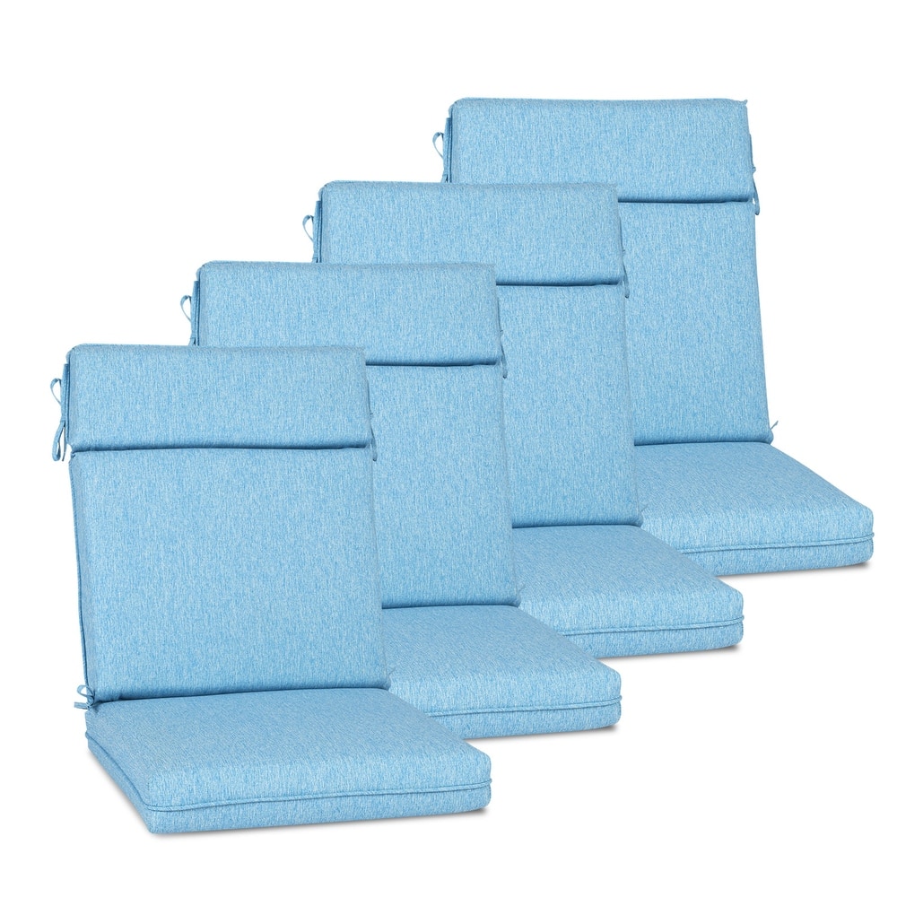 Aoodor Outdoor Seat/Back Chair Cushion, 20" x 37"