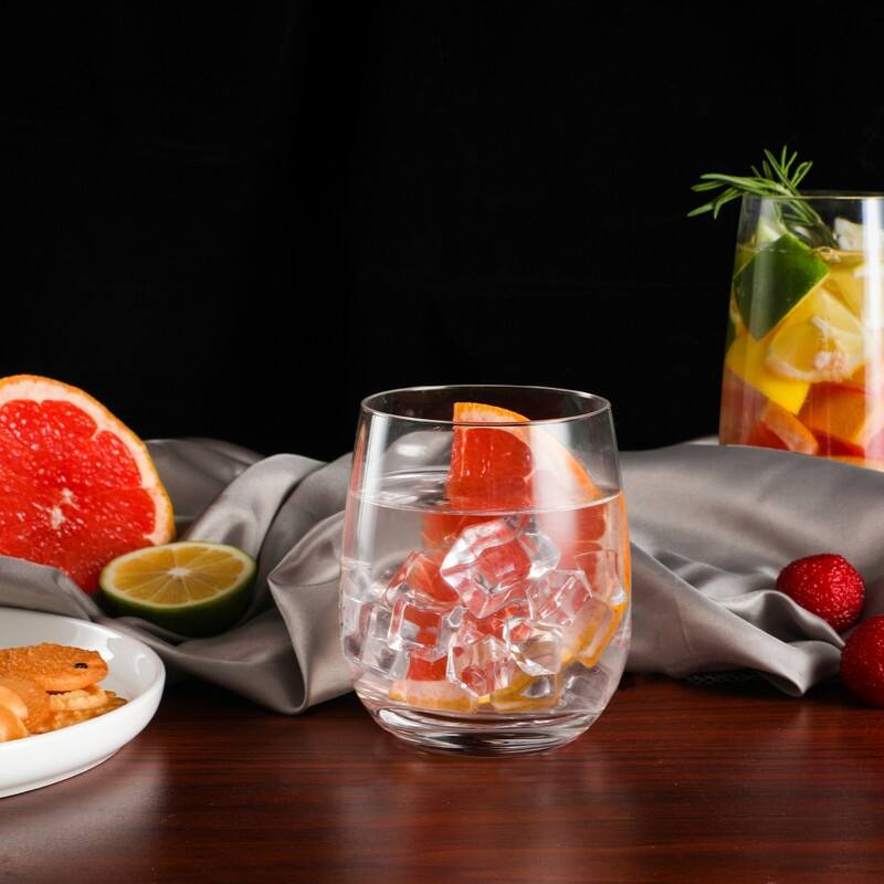 TABLE 12 15.5-Ounce Beverage Glasses, Set of 6, Lead-Free Crystal, Break Resistant