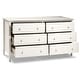 preview thumbnail 14 of 18, Taylor & Olive Snowberry 6-drawer Pine Wood Tall Storage Dresser