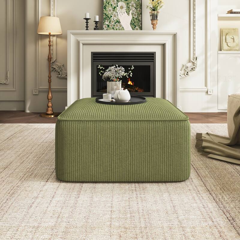 Upholstered Square Ottoman