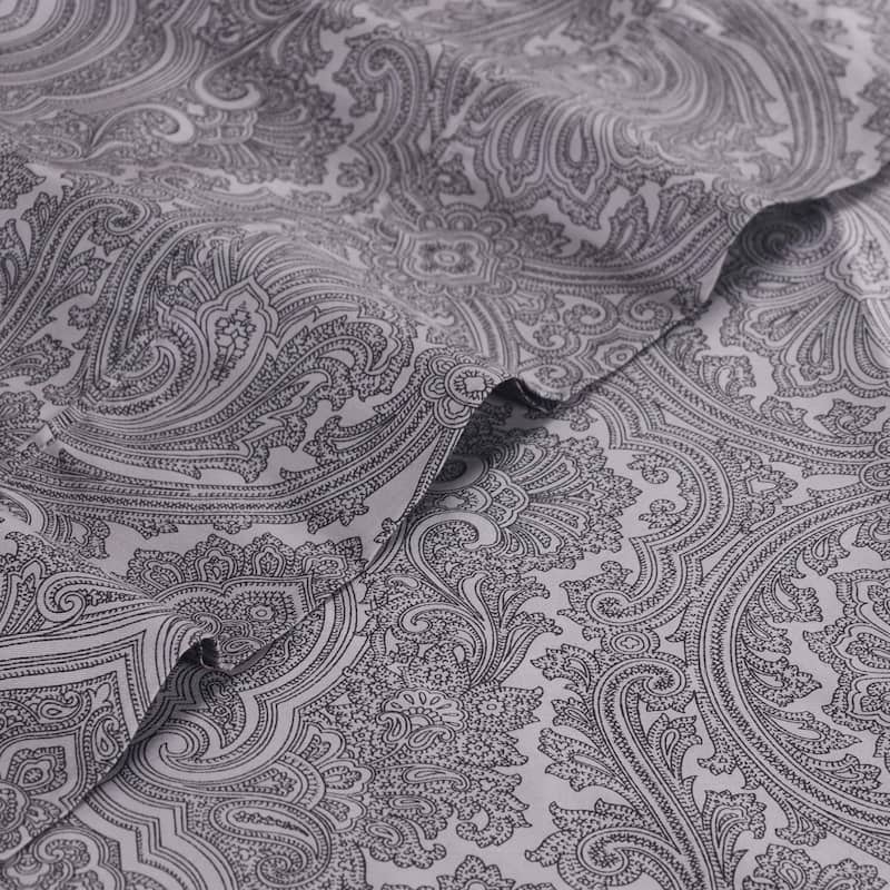 Superior Italian Paisley Cotton Blend 600 Thread Count Bed Sheet Set