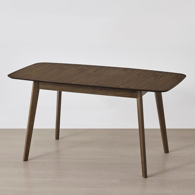 Spruce & Spring 47 to 59 Inch Mid Century Extendable Dining Table for 4-6 People