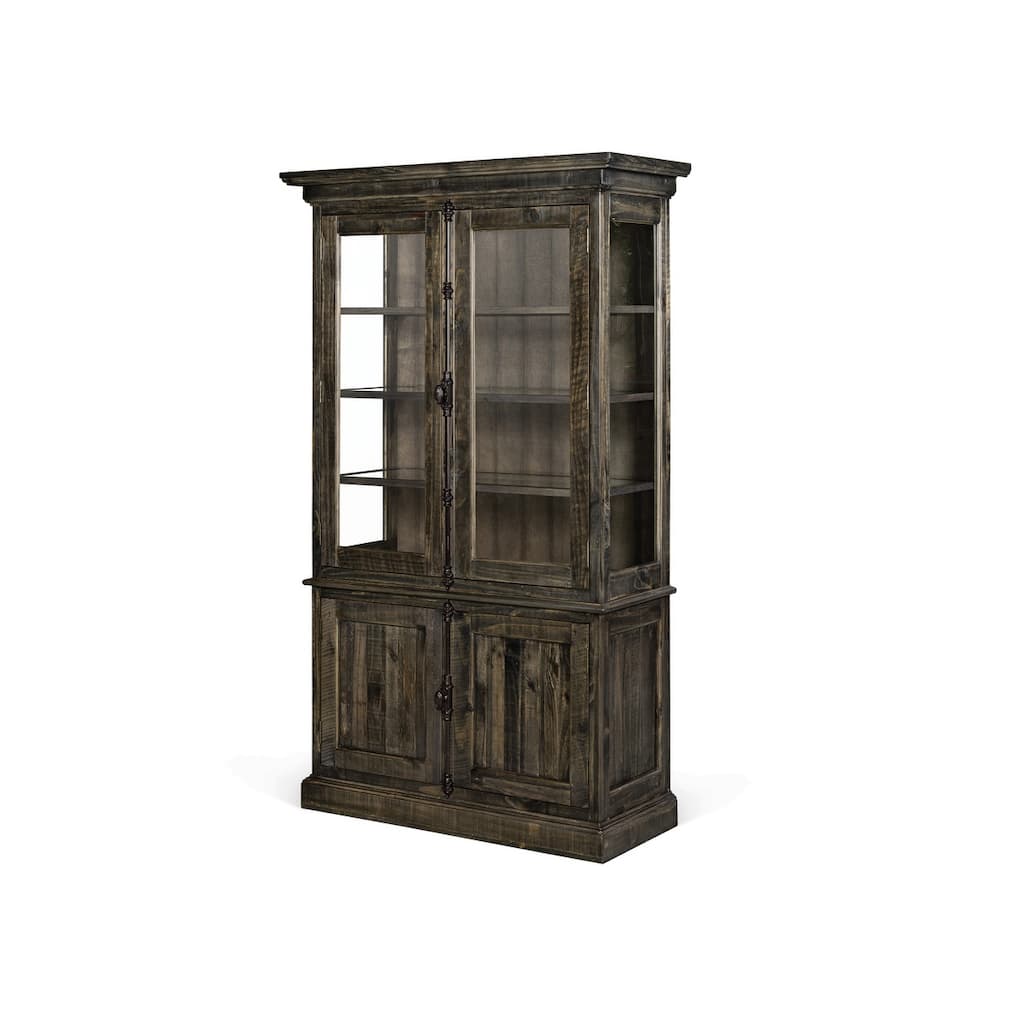 Magnussen Home Bellamy Peppercorn Dining Cabinet - 44''W x 19''D x 78''H