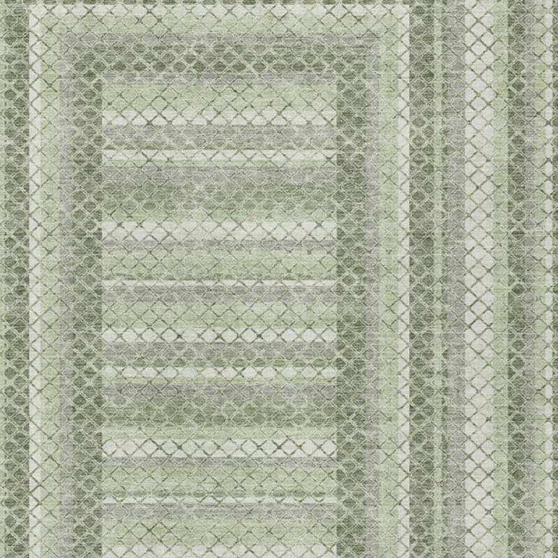 HomeRoots Geometric Transitional Rectangle Outdoor Rug