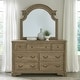 preview thumbnail 28 of 36, Magnolia Manor Upholstered Bed, Dresser and Mirror, and Nightstand Set