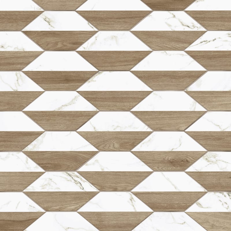 Merola Tile Llama Kayak Lagom Nature 6-1/2" x 12-1/2" Porcelain Floor and Wall Tile