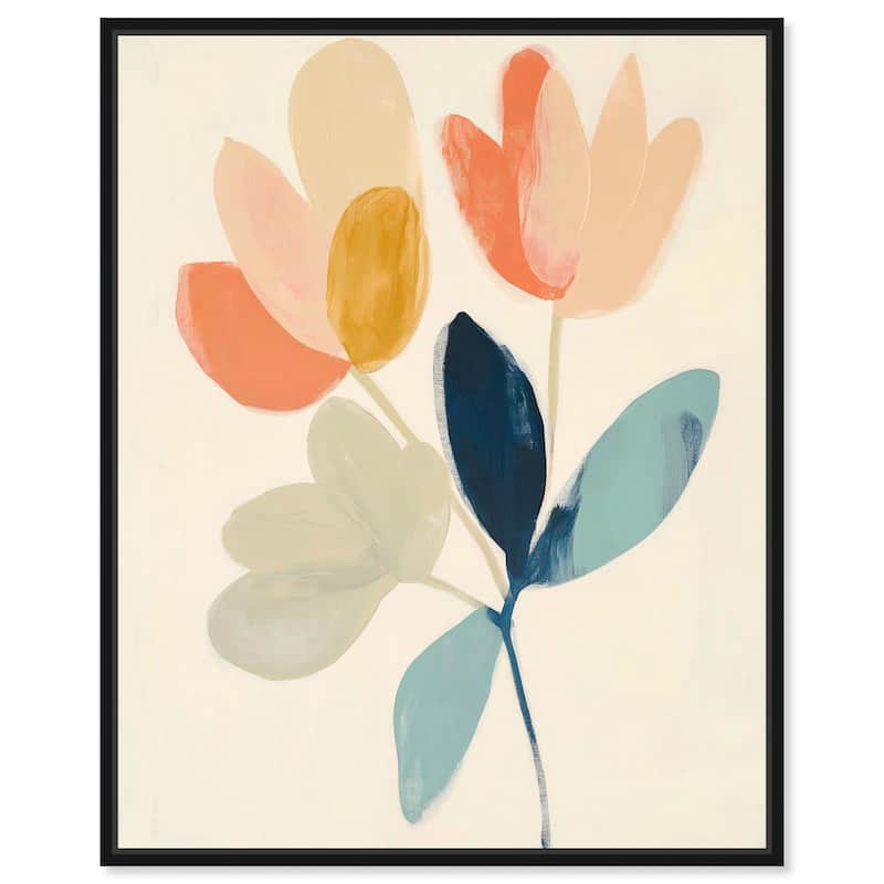 Meadow Motif Canvas by Art Remedy - Black - 36" x 45"