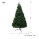 preview thumbnail 6 of 9, 6ft/ 7ft Modern PVC Artificial Unlit Christmas Tree with Stand