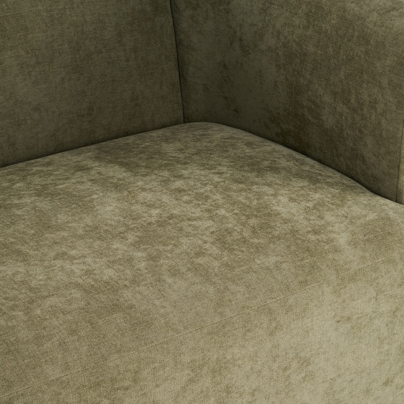 Christopher Knight Home - Modern Upholstered 77.56" 3-Seat Sofa with Geometric Block Arms