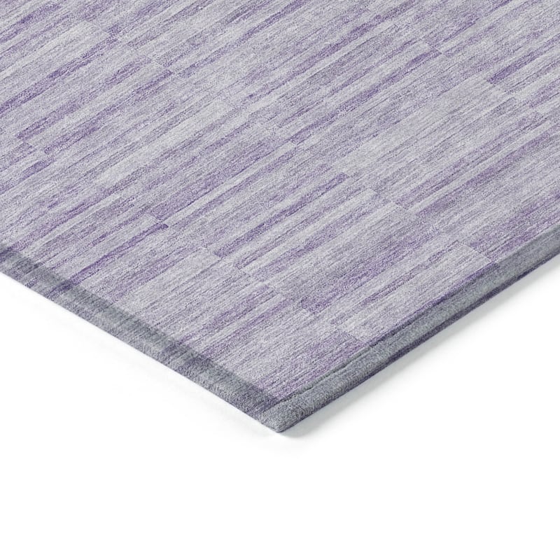 HomeRoots Striped Transitional Rectangle Outdoor Rug