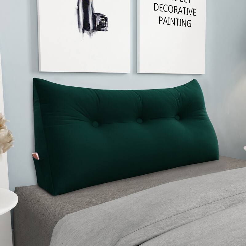 WOWMAX Bed Rest Wedge Bolster Reading Pillow Daybed Dorm Headboard