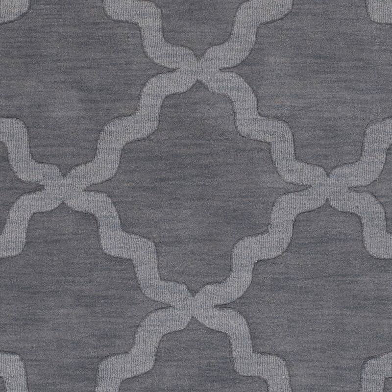 Hand-Tufted Amy Tone-on-Tone Lattice Wool Area Rug