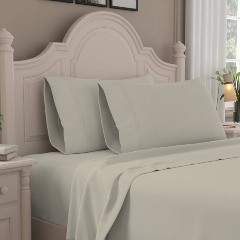 Purity Home 400TC 100% Cotton Cool & Crisp Pillowcase Set