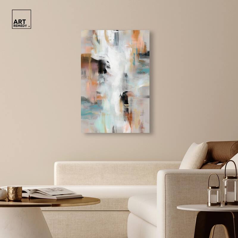 Gilded Mist Canvas by Art Remedy, Gallery Wrapped