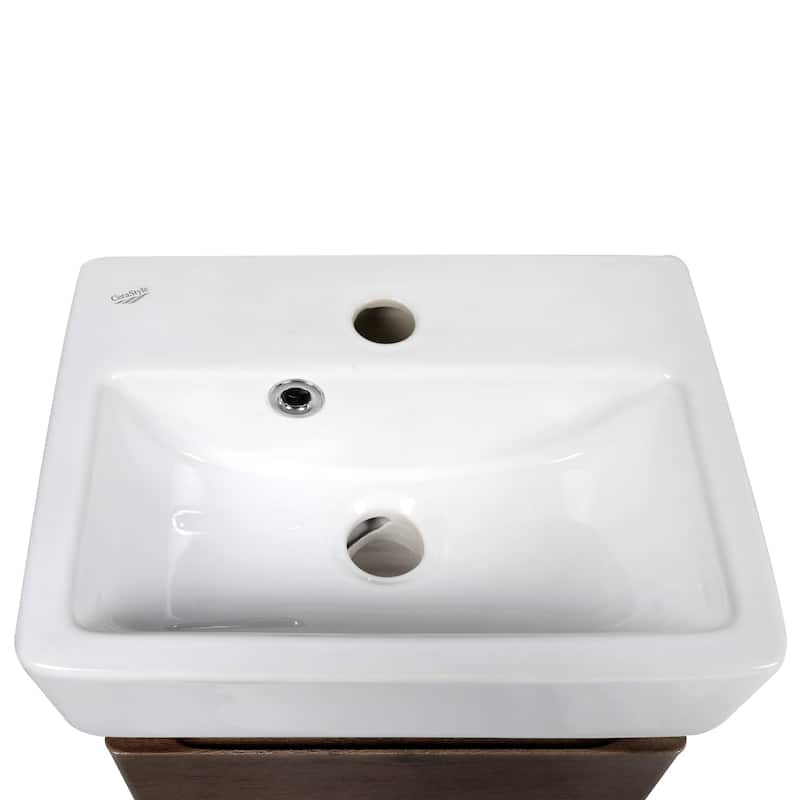 Modern Wall-Mounted Bathroom MINI-Vanity with Washbasin | Comfort Collection No Mirror
