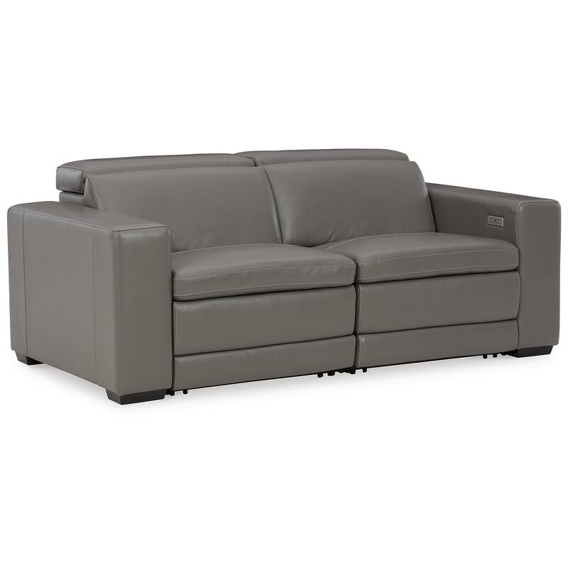 Signature Design by Ashley Texline 3-Piece Power Reclining Loveseat - 82" W x 43" D x 32.25" H