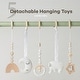 preview thumbnail 8 of 18, Wooden Baby Play Gym Set, Interactive Activity Center by Comfy Cubs