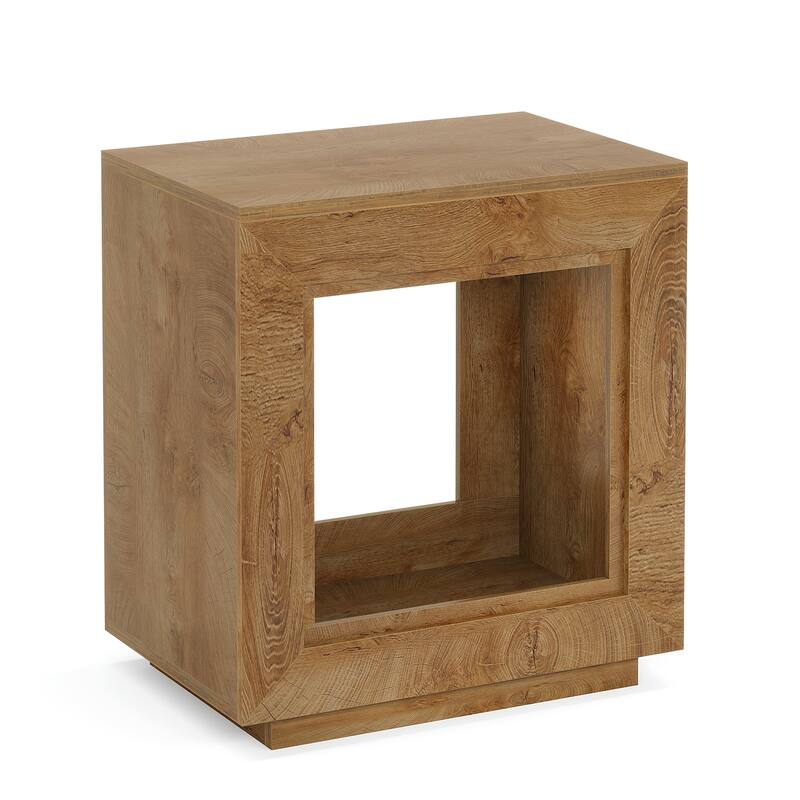 End Table, Side Table with Storage Shelf, Nightstand Bedside Table for Bedroom, Living Room, Entryway