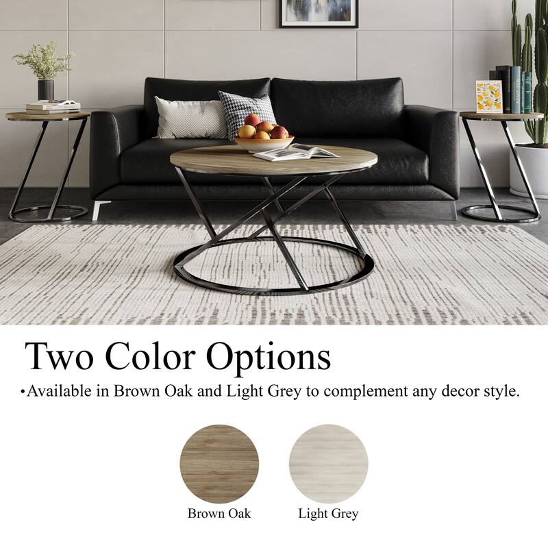 CraftPorch Elegance 3- Pieces Coffee Table Set