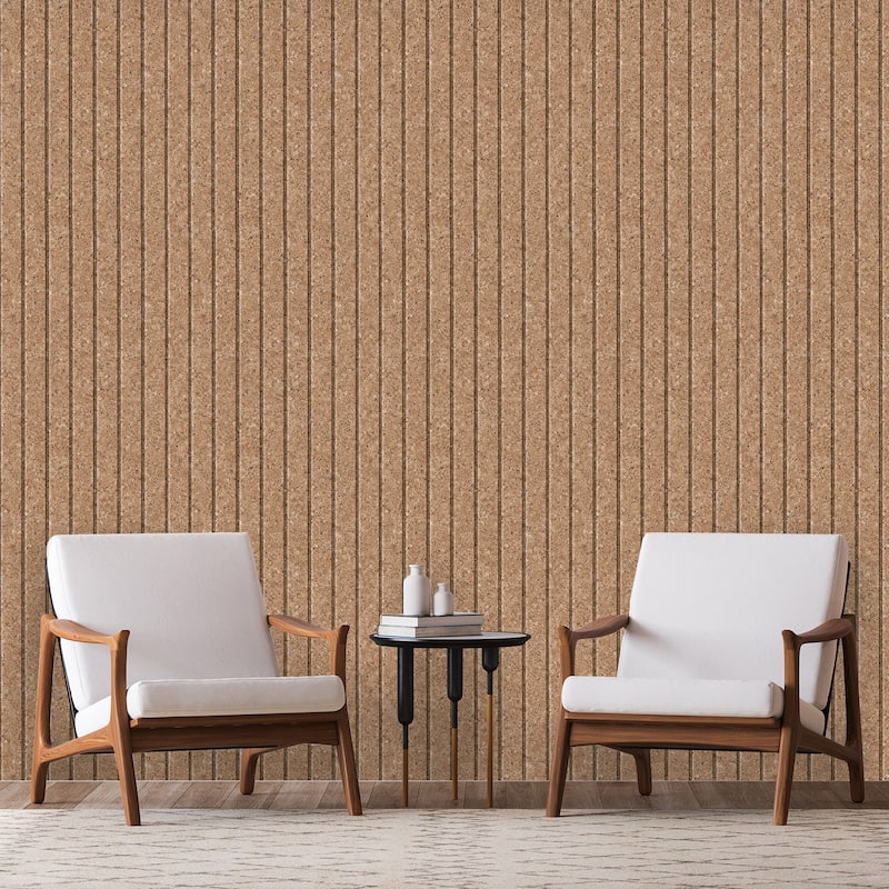 Veer Decor Corkboard Stripe Wallpaper