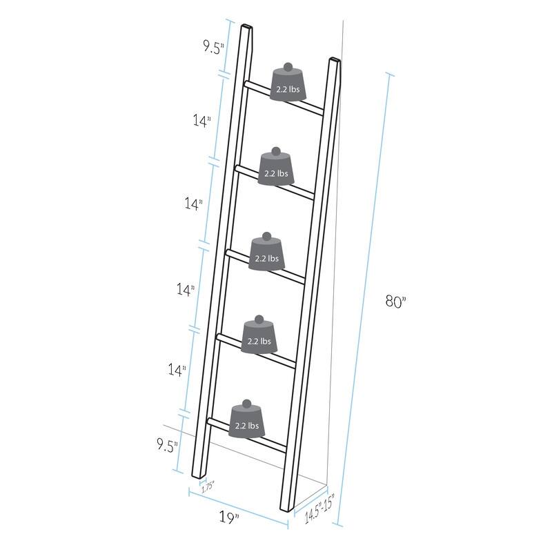 Decorative Ladder with Solid American Cherry - N/A