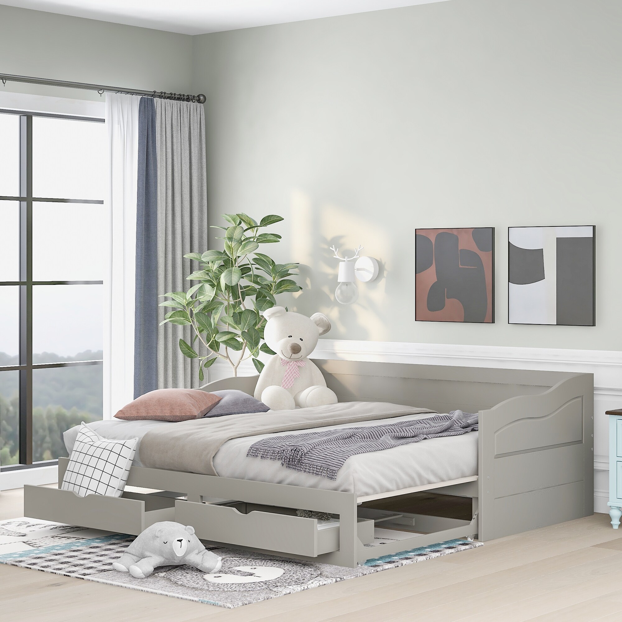 Expandable daybed outlet twin to king