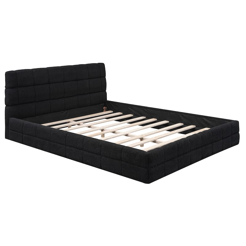 Nestfair Queen Size Upholstered Platform Bed