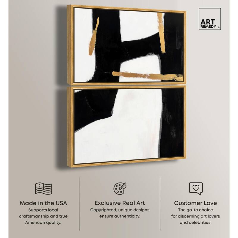 Urban Grid I Canvas Set of 2 by Art Remedy