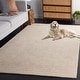 preview thumbnail 14 of 60, SAFAVIEH Handmade Himalaya Alfea Solid Wool Rug 6' Round - Beige - Round