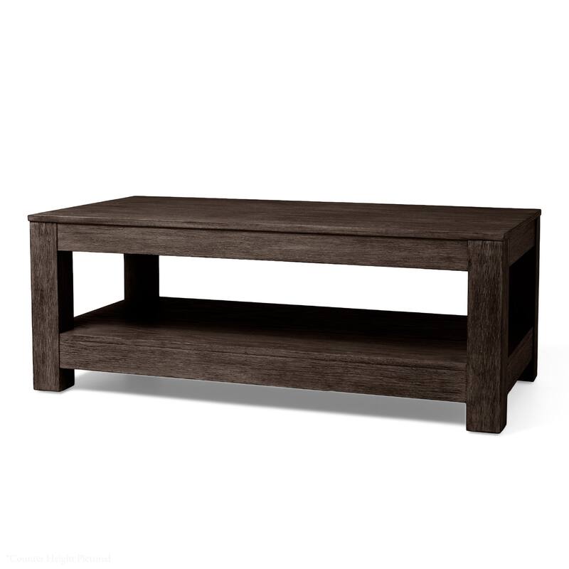 Maven Lane Paulo Wooden Coffee Table - Brown