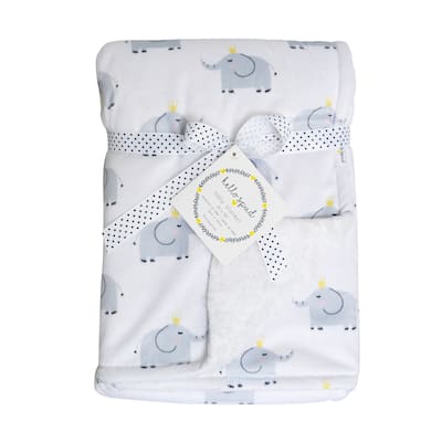 Hello Spud Elephant Plush Blanket - 40"x30"