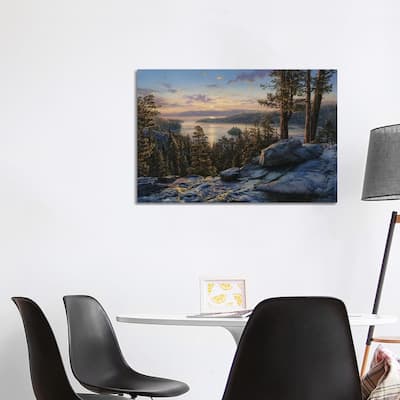 iCanvas "Dawn At Lake Tahoe" by Evgeny Lushpin Canvas Print