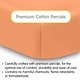 preview thumbnail 25 of 33, BreathableBaby Cotton Percale Fitted Sheet, For 52" x 28"/132 x 71 cm Crib & Toddler Bed Mattress, Solids (2-Pack)