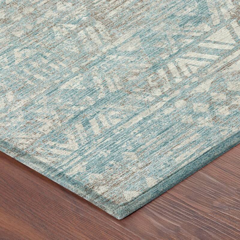Machine Washable Indoor/ Outdoor Global Jara Chantille Rug