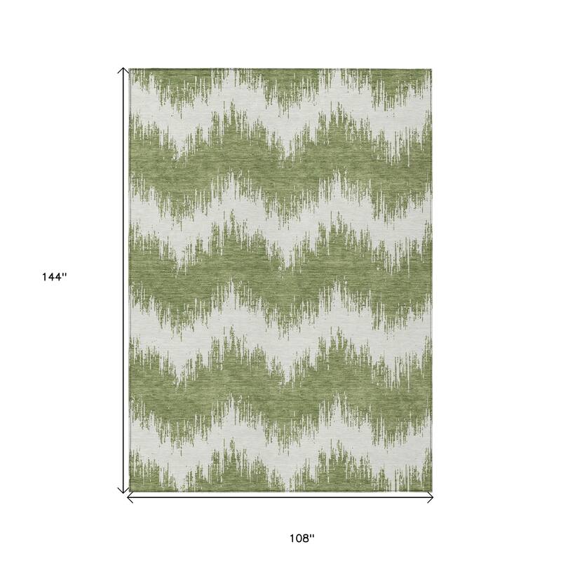 HomeRoots Chevron Transitional Rectangle Outdoor Rug