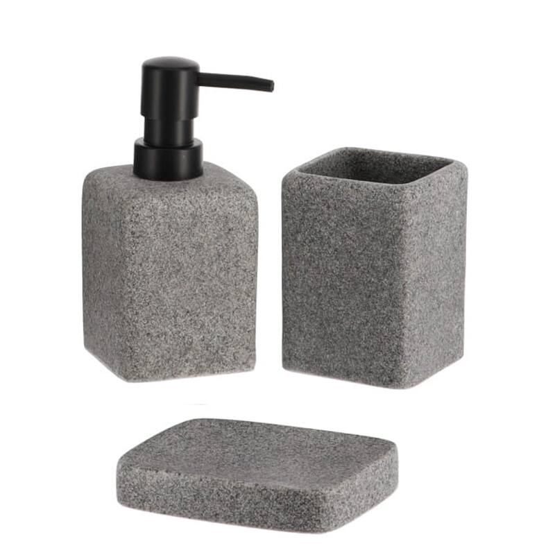 Granite Collection Bathroom Accessory Set-4 pieces