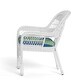 preview thumbnail 23 of 39, Portside Coastal White Outdoor Wicker Seating Set (4-Piece)